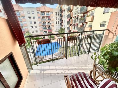 Balcony of Flat for sale in  Sevilla Capital  with Air Conditioner, Terrace and Community pool