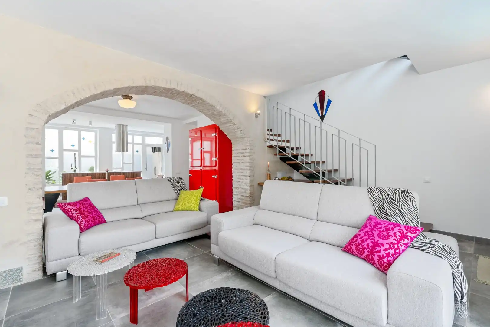 Sala de estar de Casa o chalet en venta en Granada con Aire acondicionado, Calefacción y Jardín privado