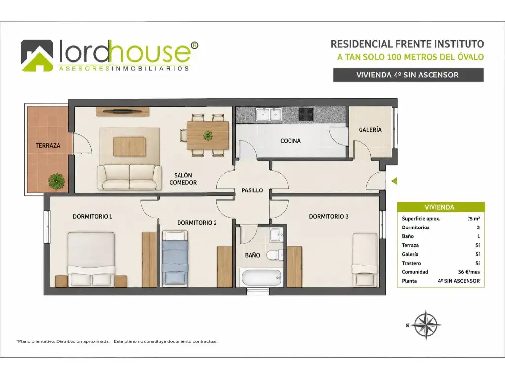Flat for sale in Lorca