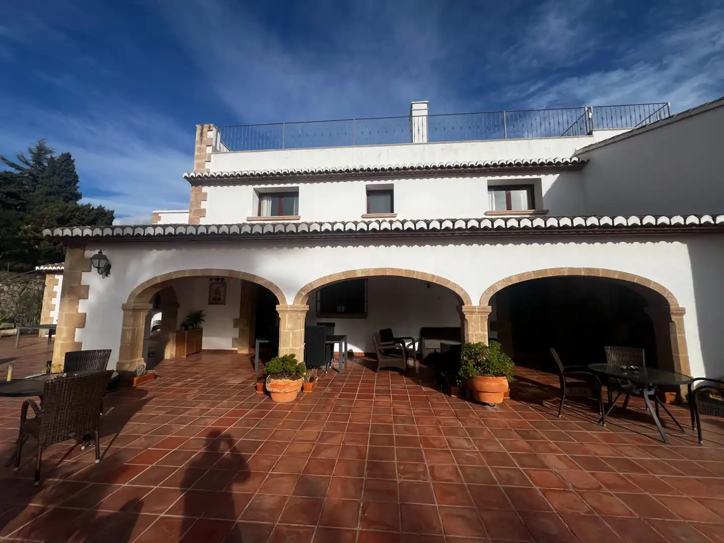 Vista exterior de Casa o xalet en venda en Jávea / Xàbia amb Aire condicionat, Jardí privat i Terrassa