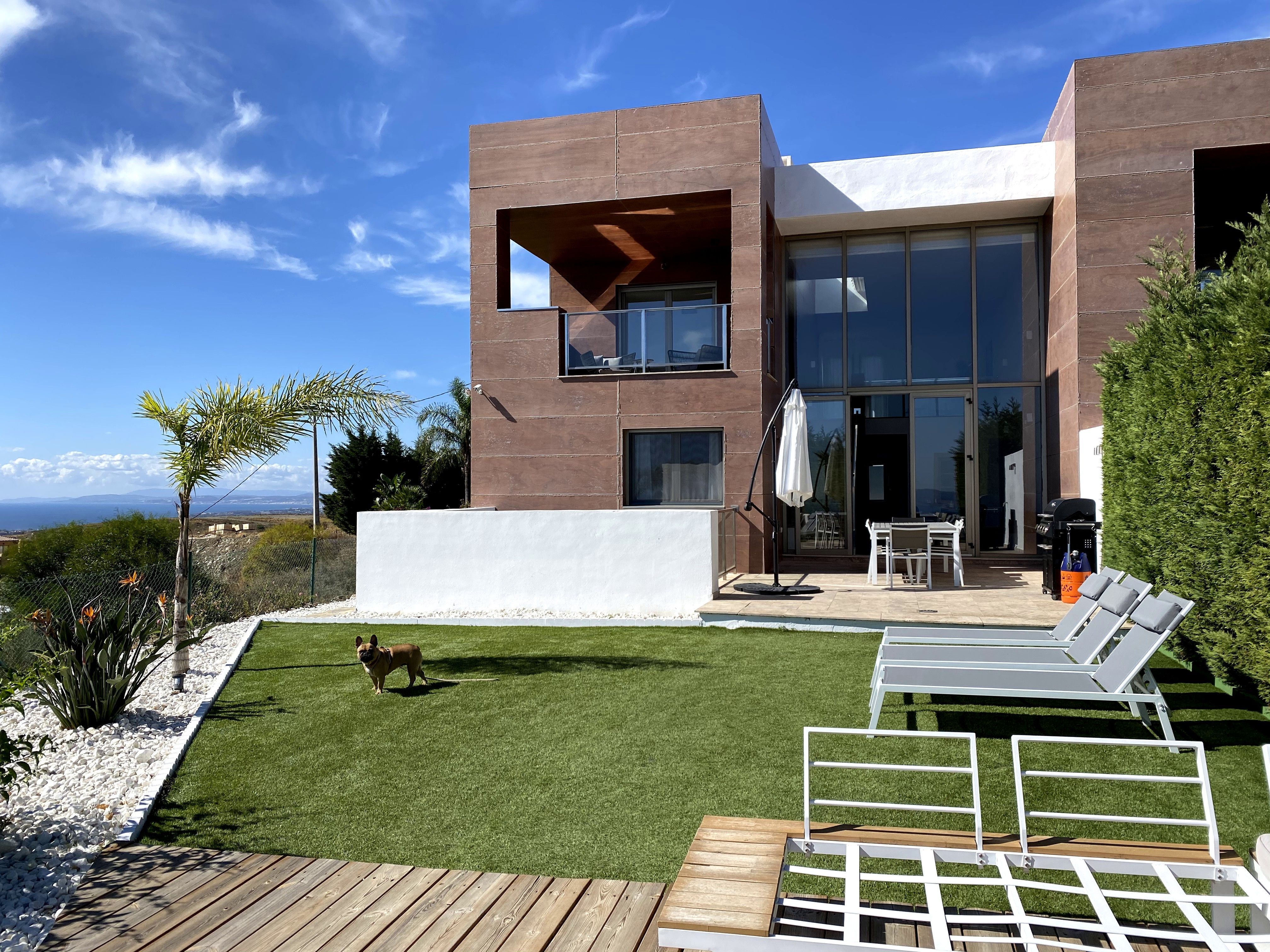 Terrace of Single-family semi-detached to rent in Benahavís  with Air Conditioner, Private garden and Parquet flooring