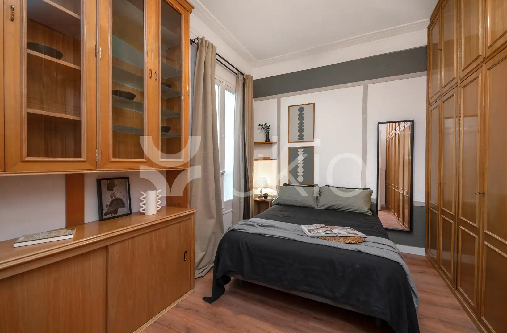 Habitación de Apartamento de alquiler en Madrid con Aire acondicionado, Calefacción y Amueblado