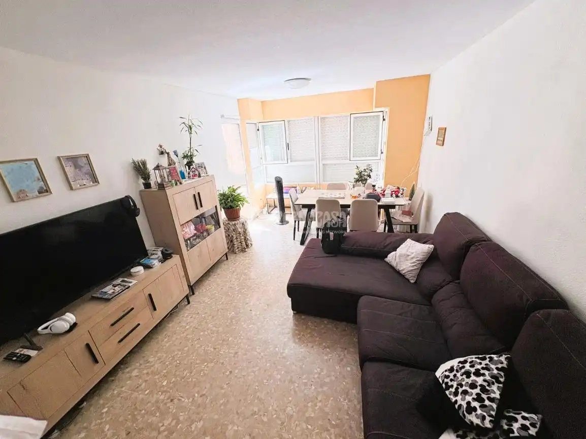 Sala de estar de Piso en venta en Valencia con Aire acondicionado y Balcón