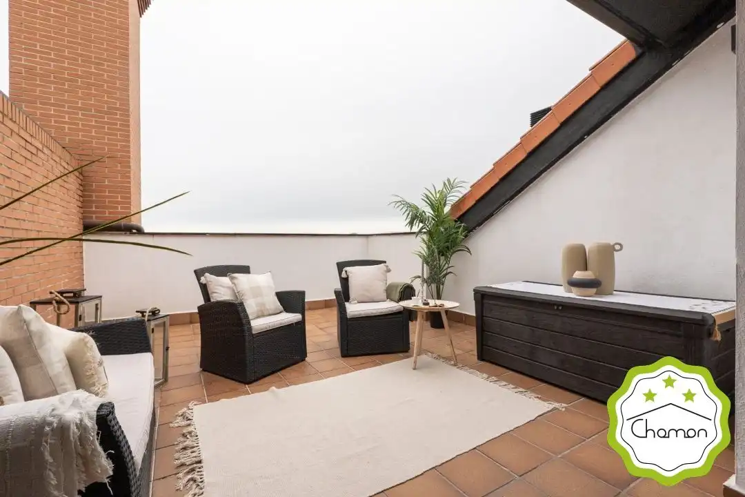 Terraza de Casa adosada en venta en Bilbao  con Calefacción, Jardín privado y Terraza