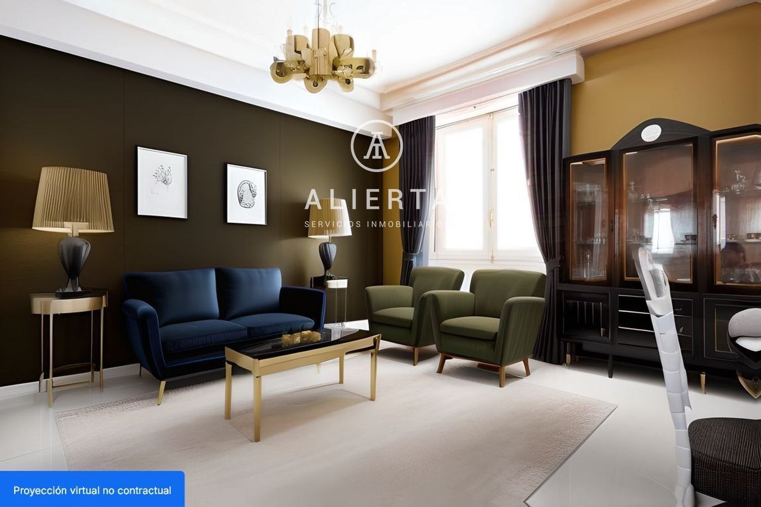 Living room of Flat for sale in  Zaragoza Capital  with Air Conditioner, Heating and Storage room
