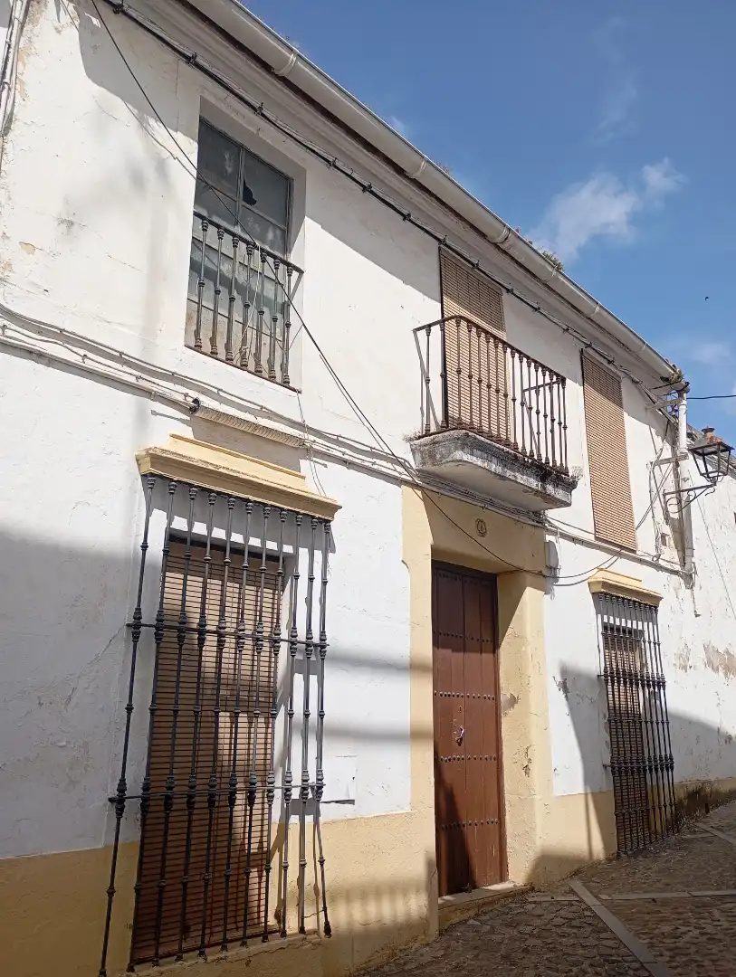Vista exterior de Casa adosada en venda en Jerez de los Caballeros amb Jardí privat