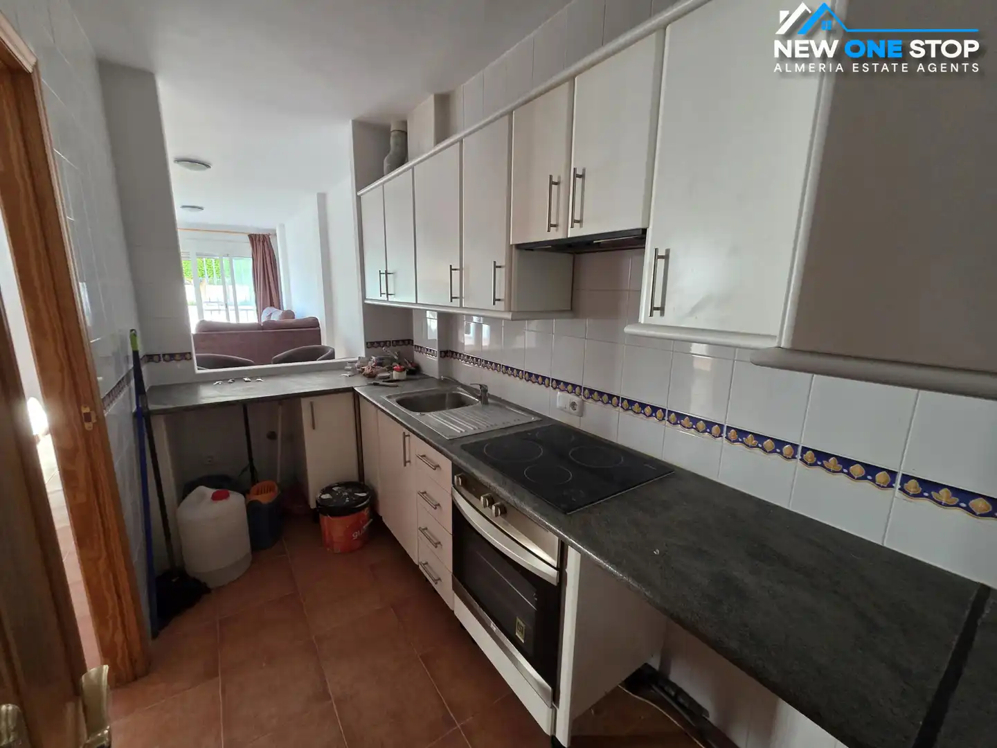 Cuina de Apartament en venda en Mojácar amb Aire condicionat, Terrassa i Moblat
