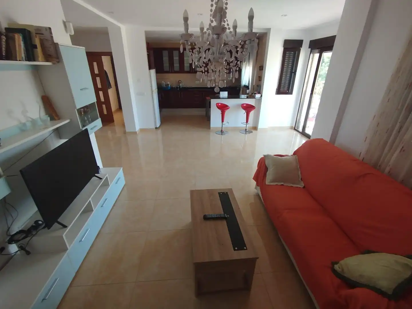 Sala d'estar de Finca rústica en venda en Alhama de Murcia amb Jardí privat i Piscina