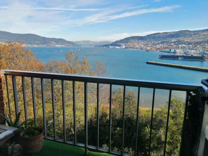 Bedroom of Flat for sale in Vigo   with Heating, Parquet flooring and Terrace