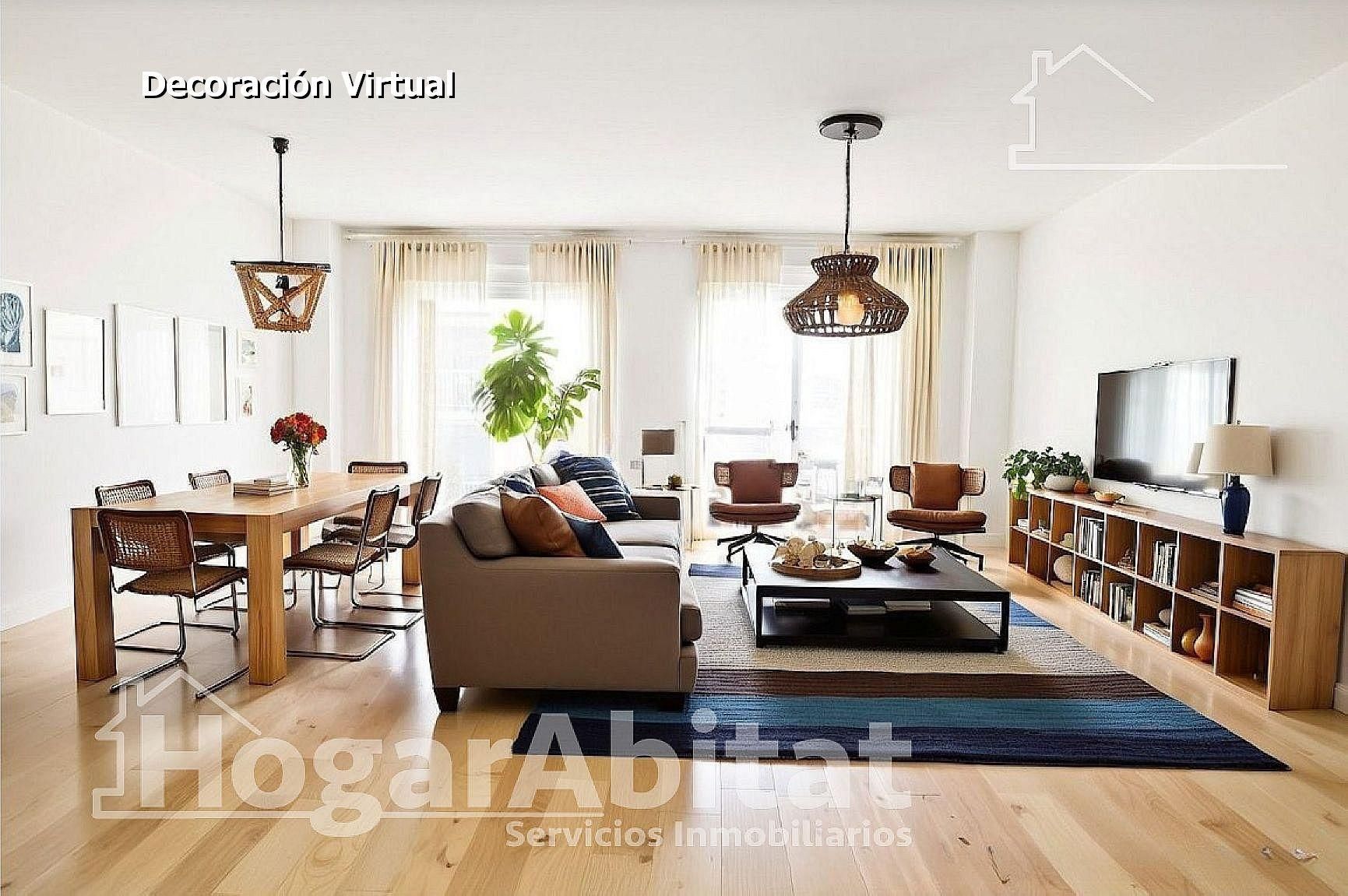 Living room of Flat for sale in Gandia  with Air Conditioner, Heating and Storage room