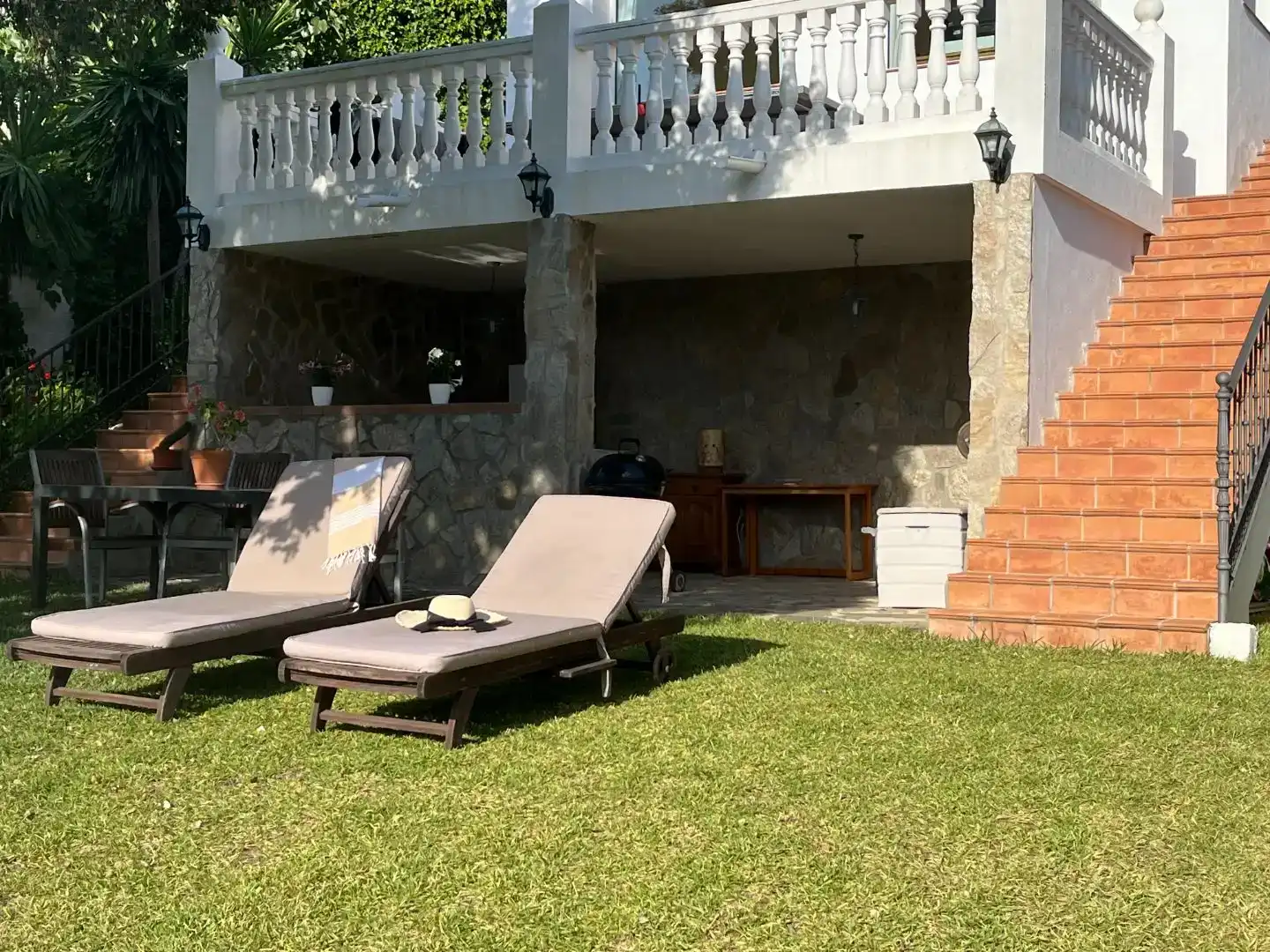 Terrassa de Casa o xalet en venda en Marbella amb Aire condicionat i Piscina