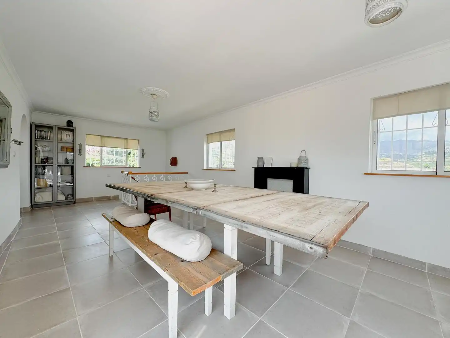 Comedor de Casa o chalet en venta en Nerja con Aire acondicionado, Jardín privado y Terraza