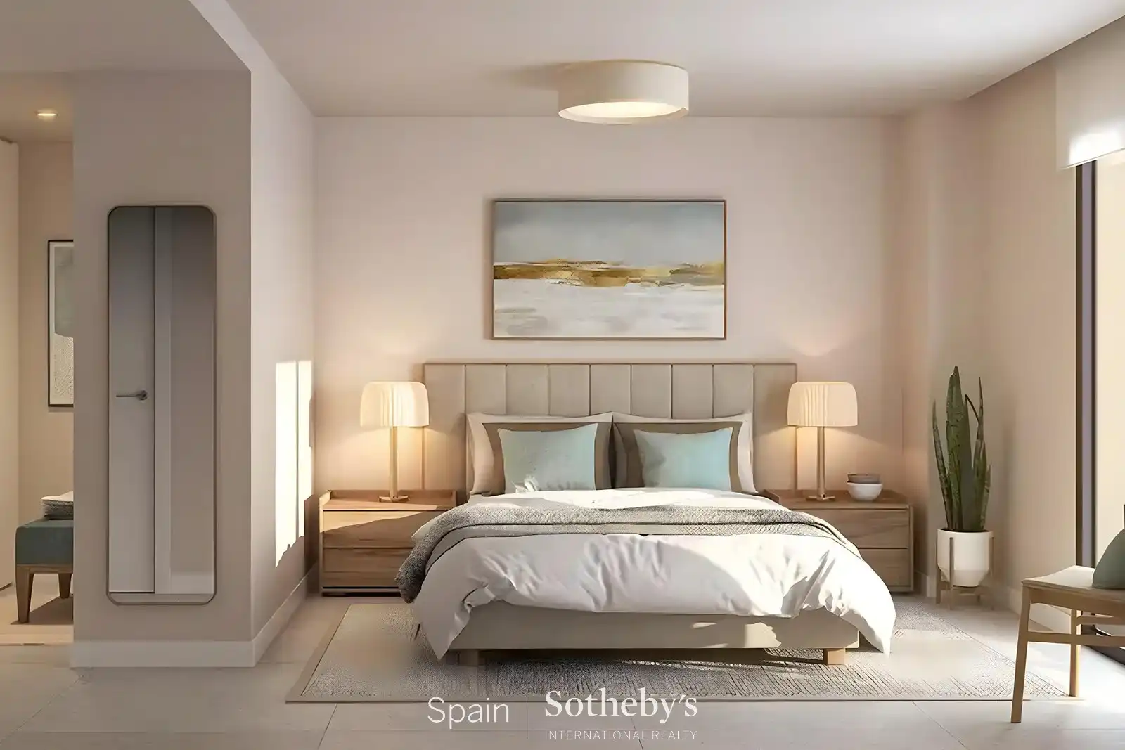 Dormitori de Apartament en venda en Adeje amb Aire condicionat, Jardí privat i Terrassa