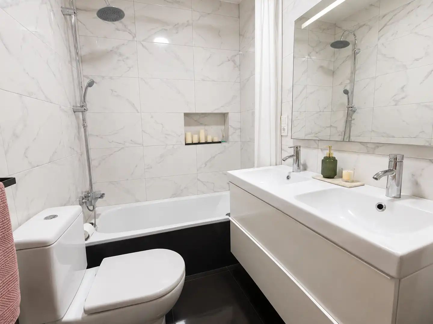 Bany de Apartament en venda en Alicante / Alacant amb Aire condicionat, Calefacció i Terrassa