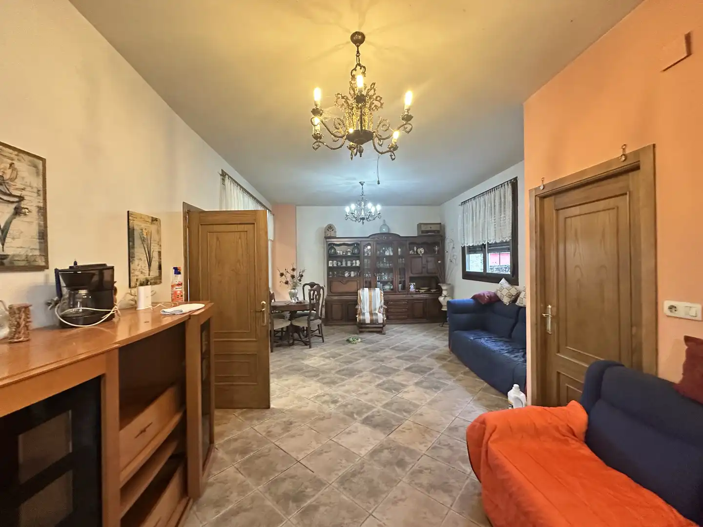Sala de estar de Casa o chalet en venta en O Carballiño   con Calefacción, Jardín privado y Parquet