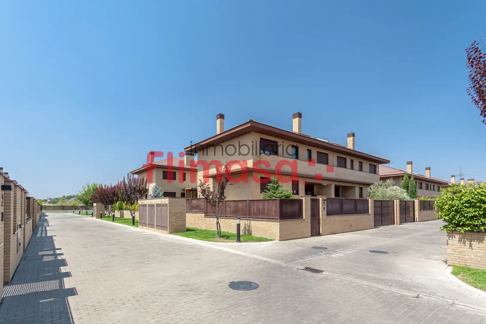 Exterior view of Detached homes for sale in Villaviciosa de Odón  with Air Conditioner, Heating and Private garden