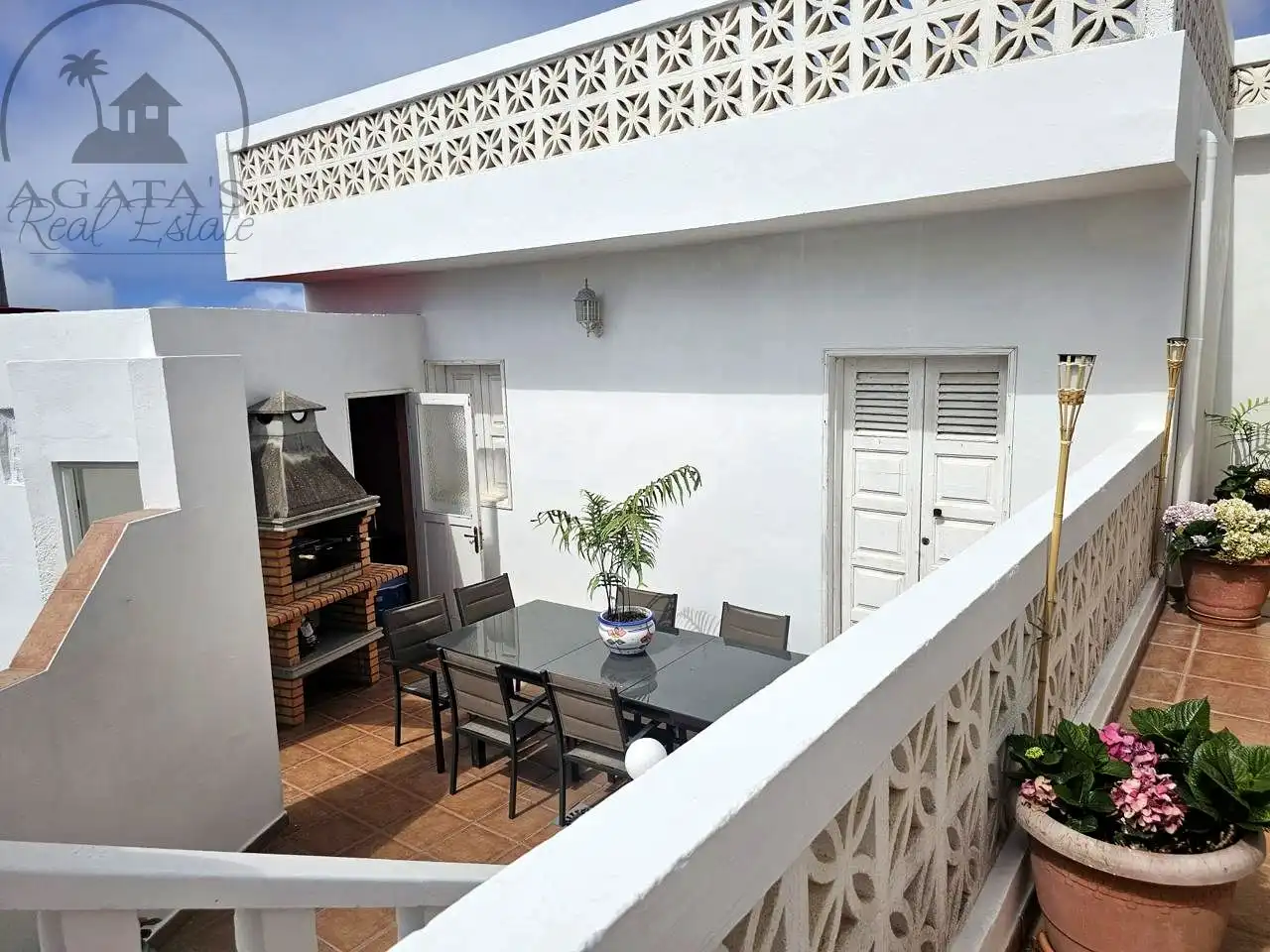 Terrassa de Casa o xalet en venda en La Guancha amb Jardí privat i Moblat