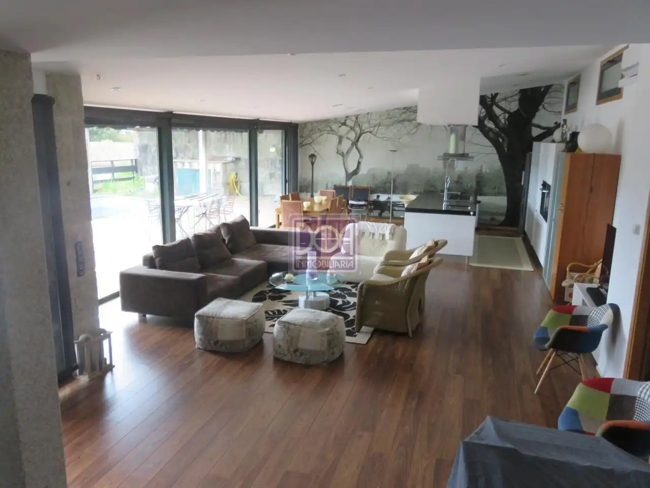 Sala d'estar de Casa o xalet en venda en Mondariz-Balneario amb Calefacció, Jardí privat i Terrassa