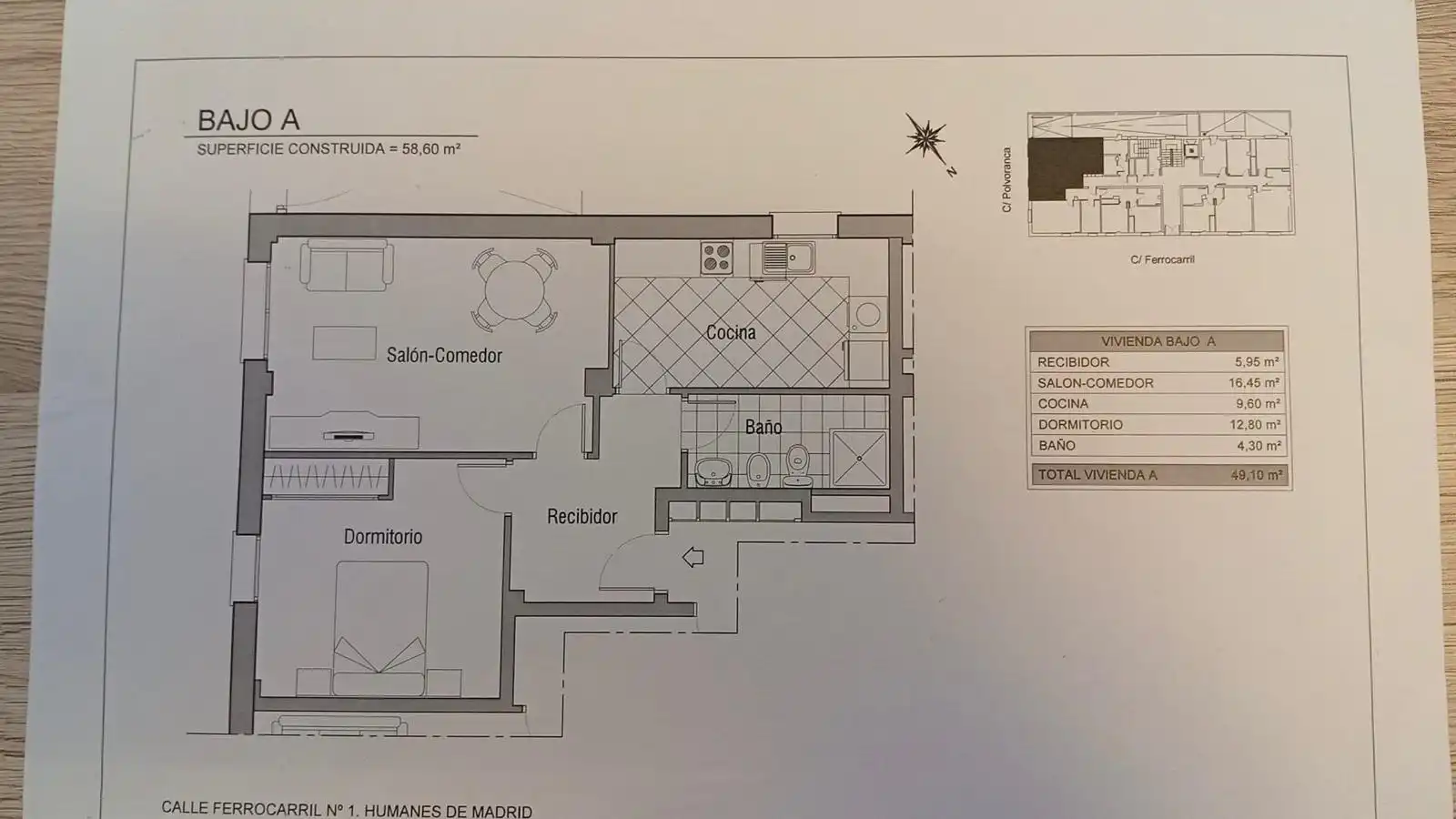 Flat for sale in Humanes de Madrid  with Air Conditioner and Heating