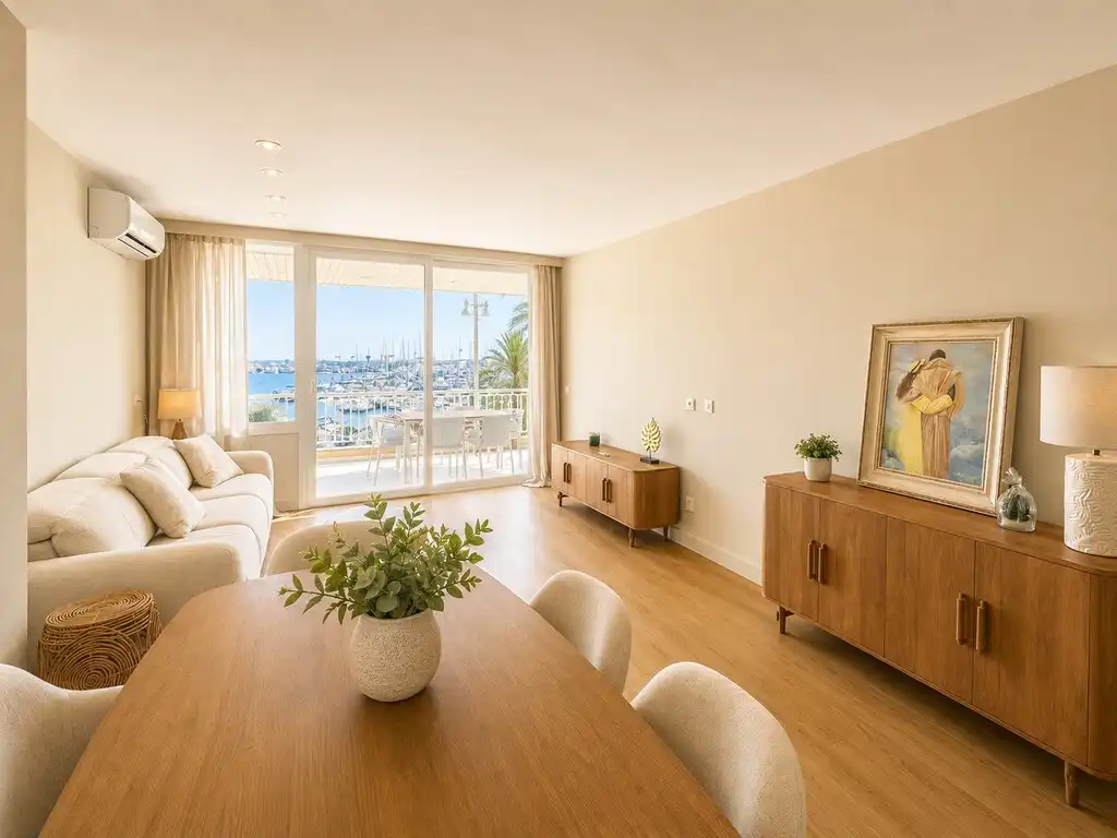 Wohnzimmer von Wohnungen zur Miete in Alcúdia mit Terrasse und Möbliert