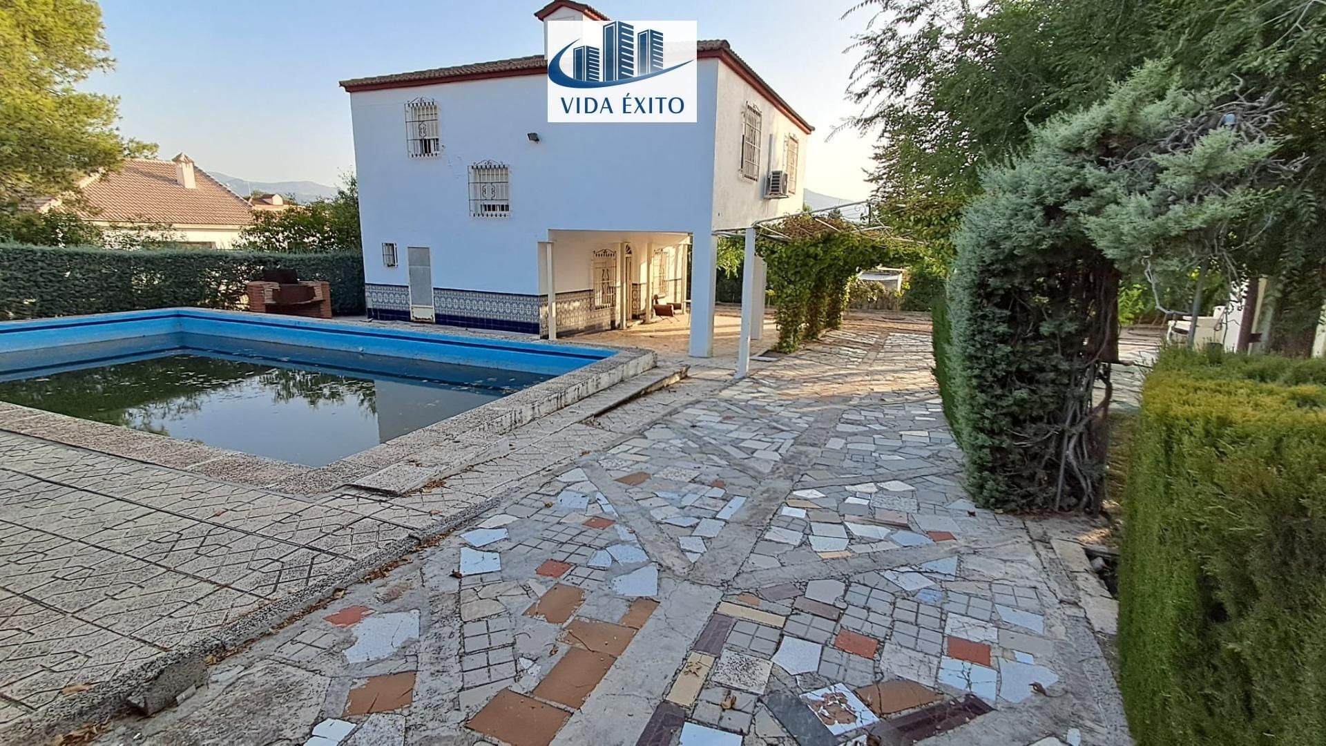 Exterior view of House or chalet for sale in  Jaén Capital  with Air Conditioner, Private garden and Swimming Pool