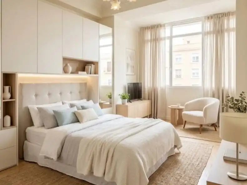 Bedroom of Flat for sale in  Madrid Capital  with Air Conditioner and Terrace