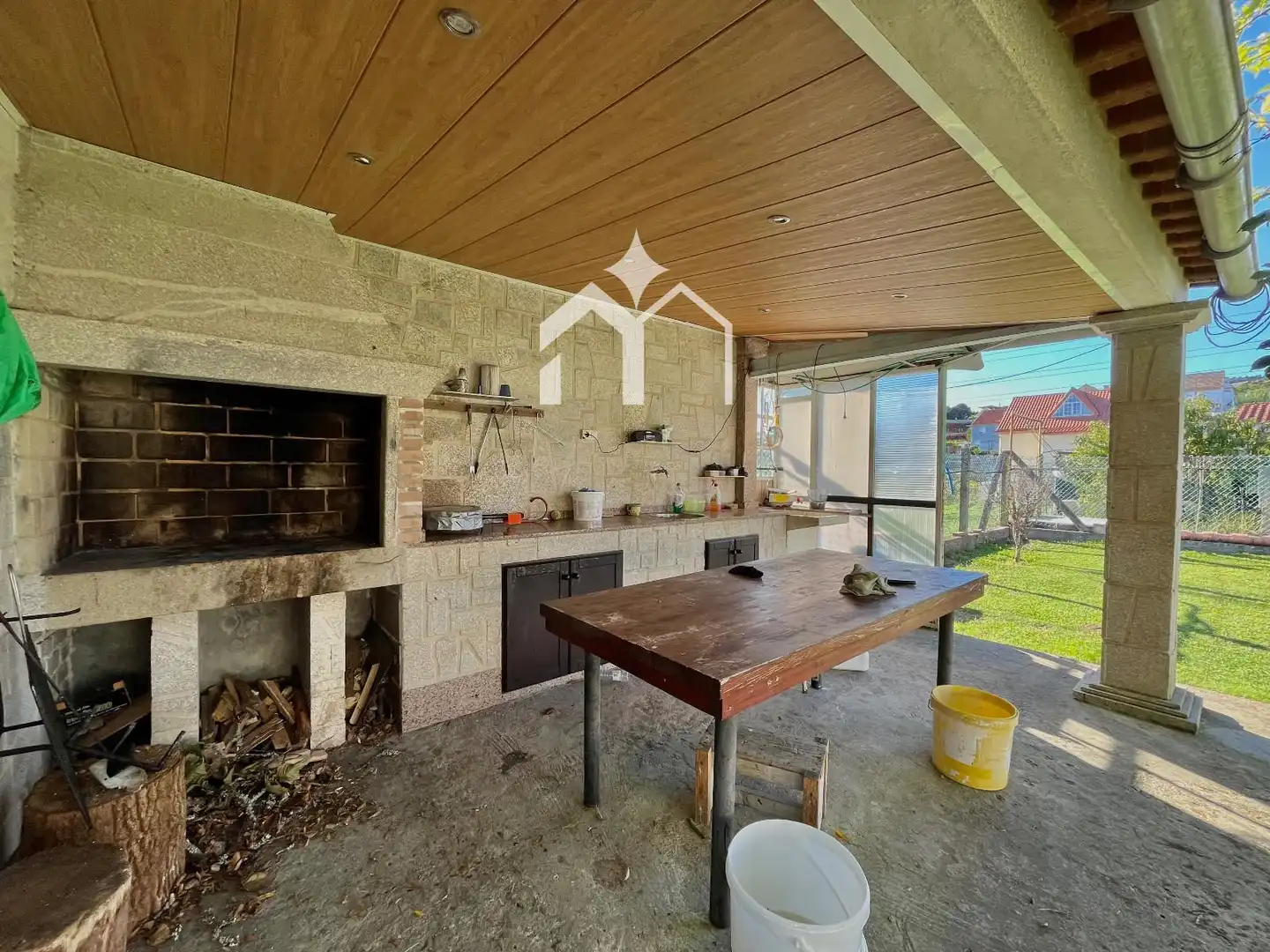 Terraza de Casa o chalet en venta en Moaña con Calefacción, Terraza y Amueblado