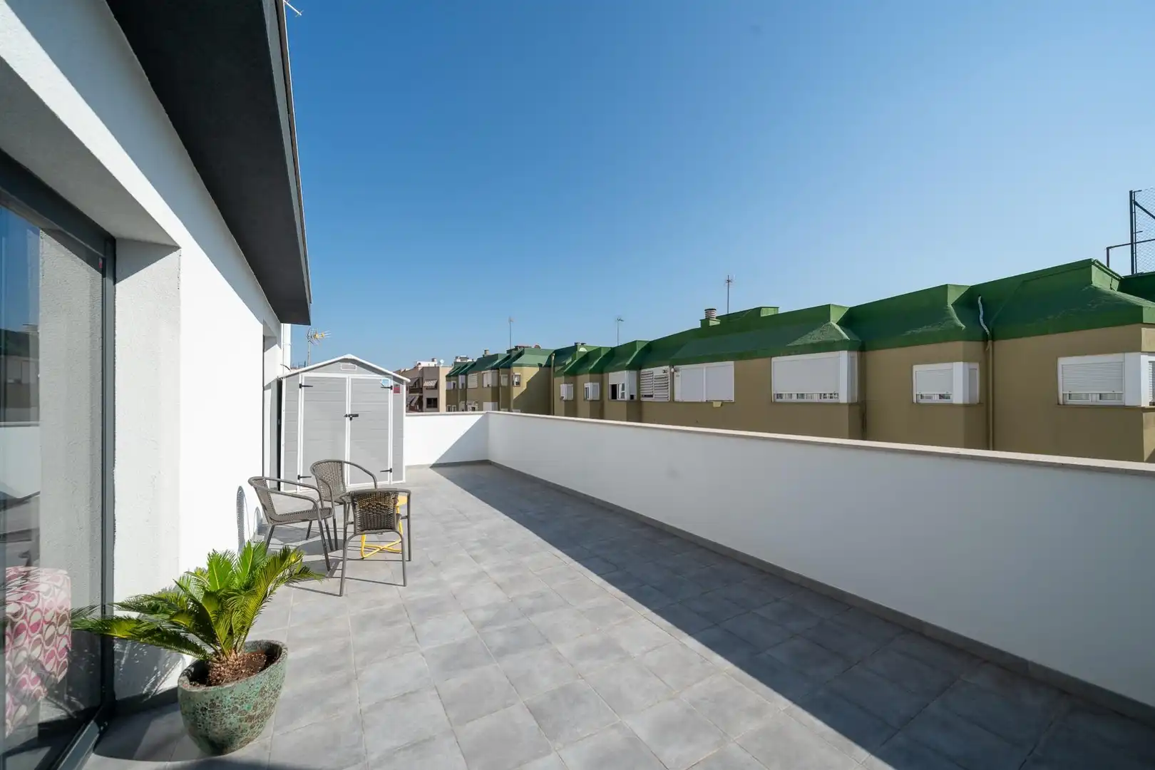 Terrasse von Dachboden zum Verkauf in  Palma de Mallorca mit Klimaanlage, Terrasse und Möbliert