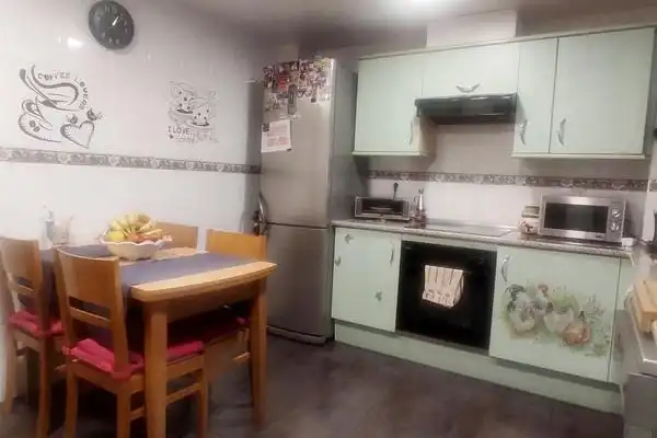 Cocina de Planta baja en venta en Alicante / Alacant con Aire acondicionado, Terraza y Piscina comunitaria