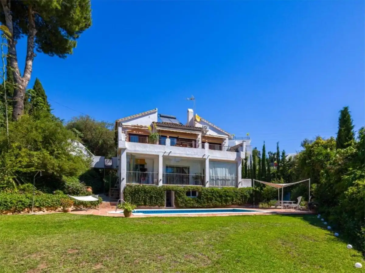 Jardín de Casa o chalet en venta en Marbella con Aire acondicionado, Terraza y Trastero