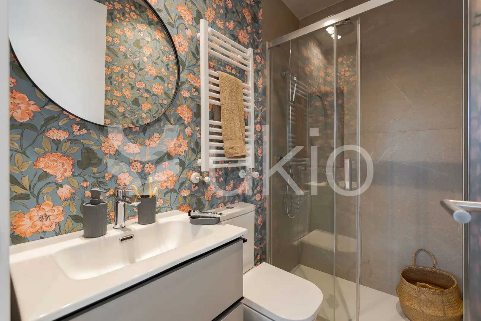 Bany de Apartament de lloguer en Madrid amb Aire condicionat, Calefacció i Terrassa