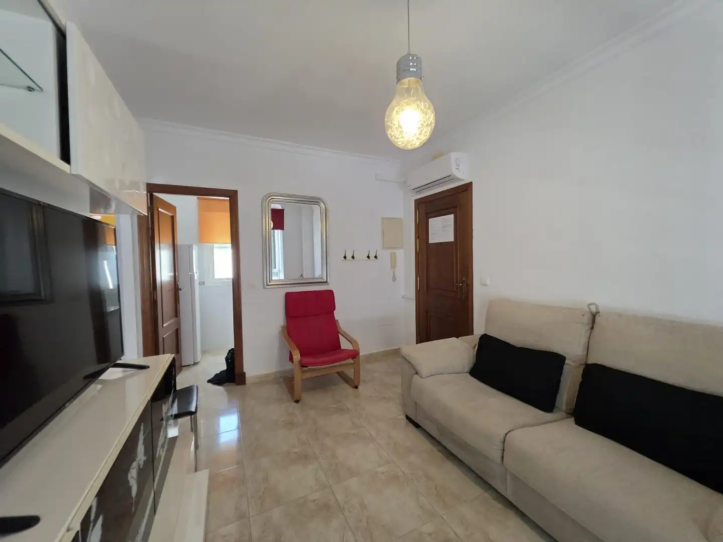 Wohnzimmer von Wohnungen zum Verkauf in Conil de la Frontera mit Heizung und Balkon