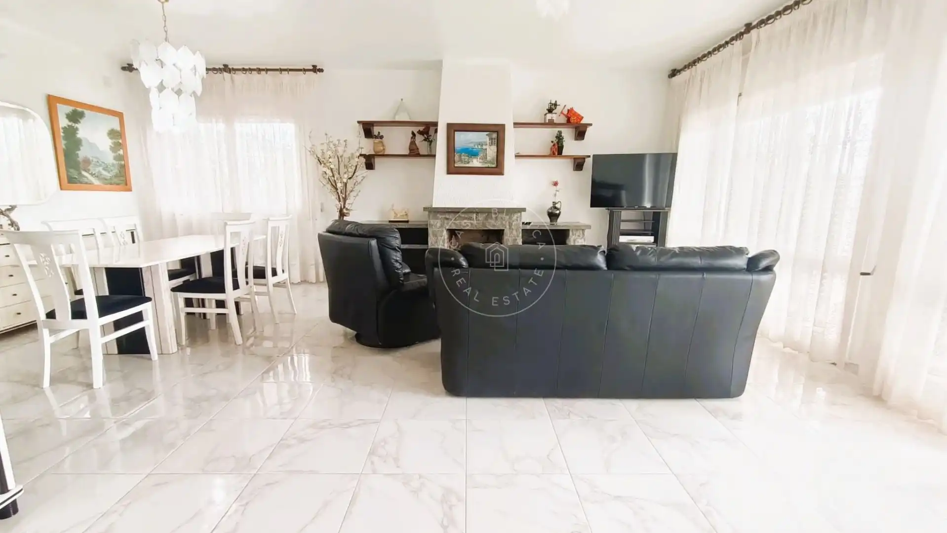 Sala d'estar de Casa o xalet en venda en Lloret de Mar amb Terrassa, Traster i Piscina