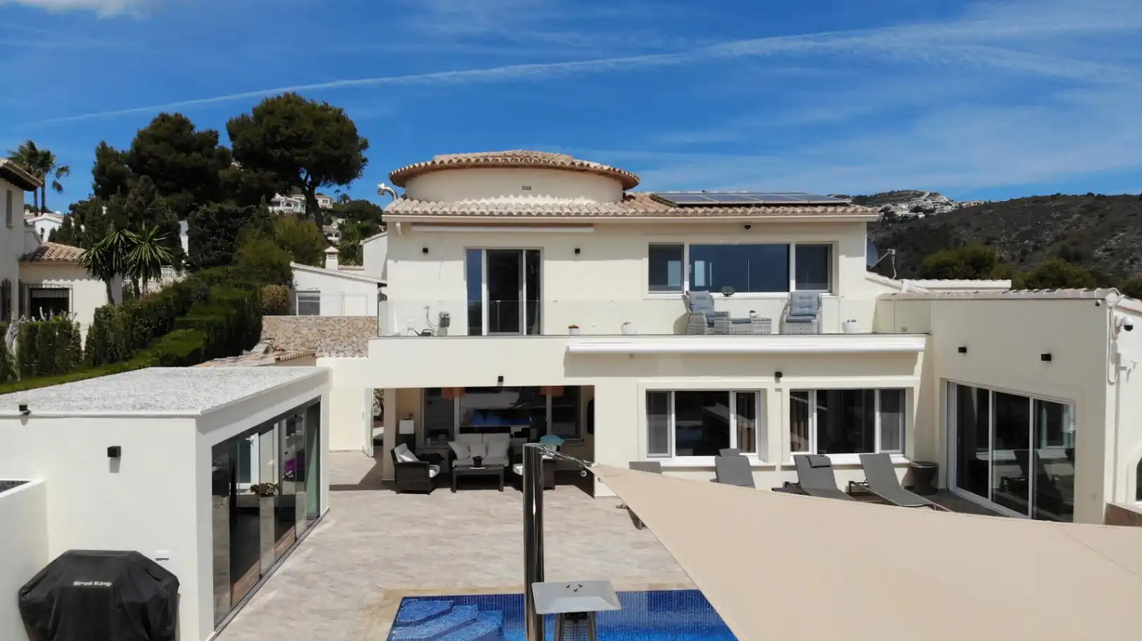 Exterior view of Houses for sale in Moraira  with Air Conditioner, Heating and Private garden