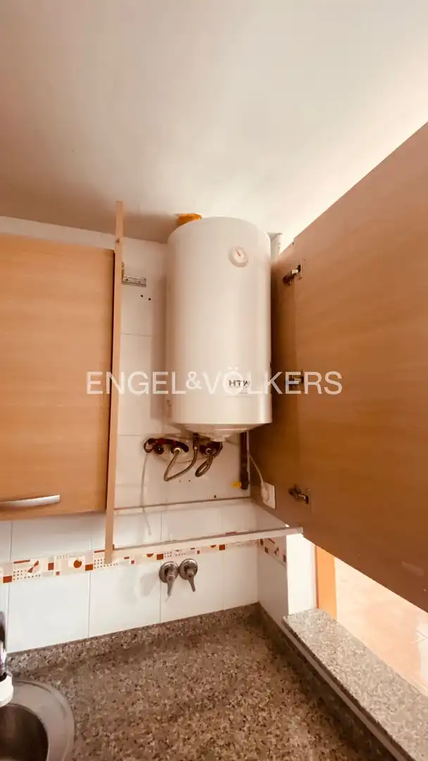 Cuina de Apartament en venda en Sant Vicenç de Castellet amb Calefacció