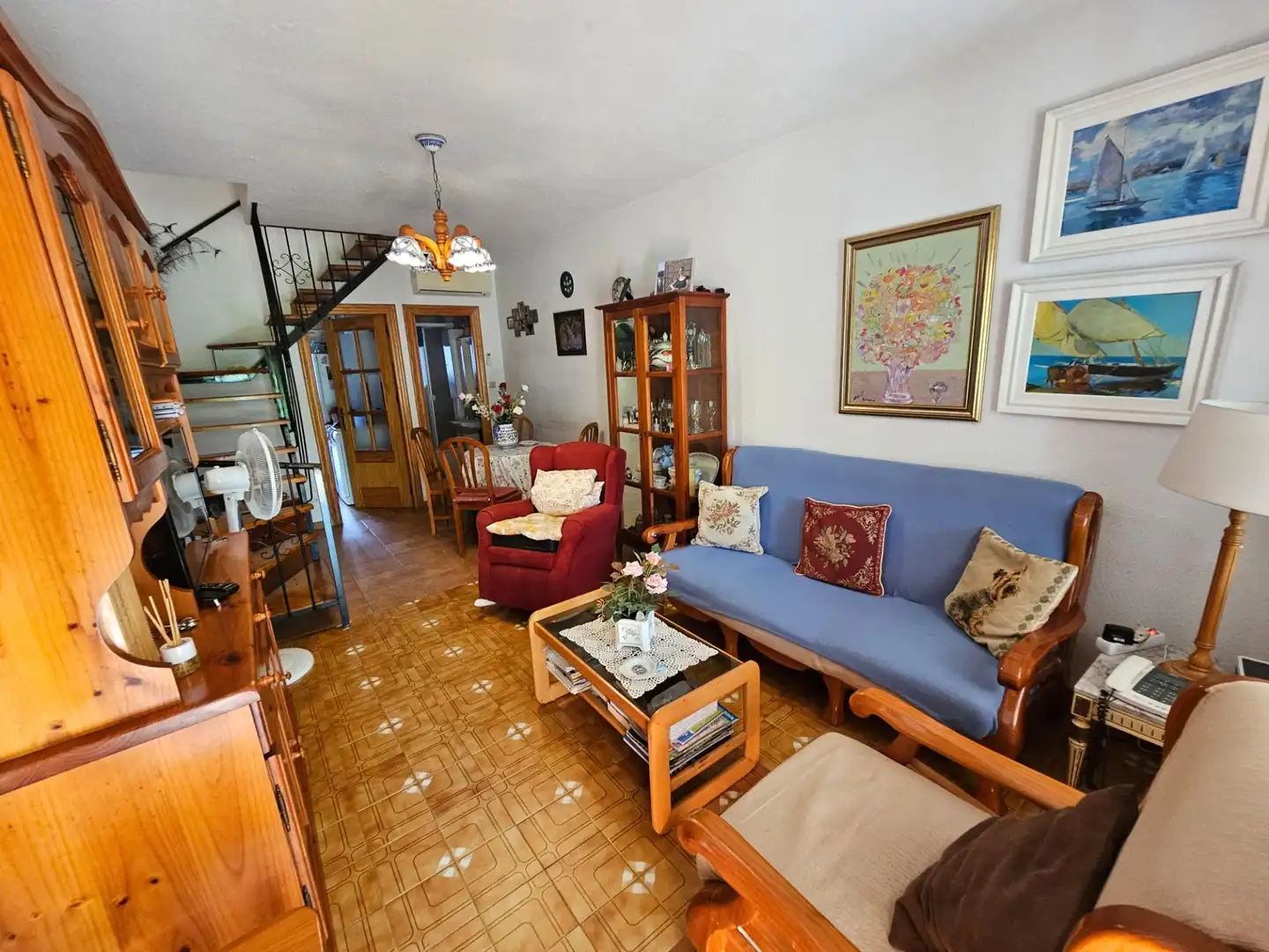 Sala de estar de Casa o chalet en venta en San Javier con Jardín privado y Amueblado