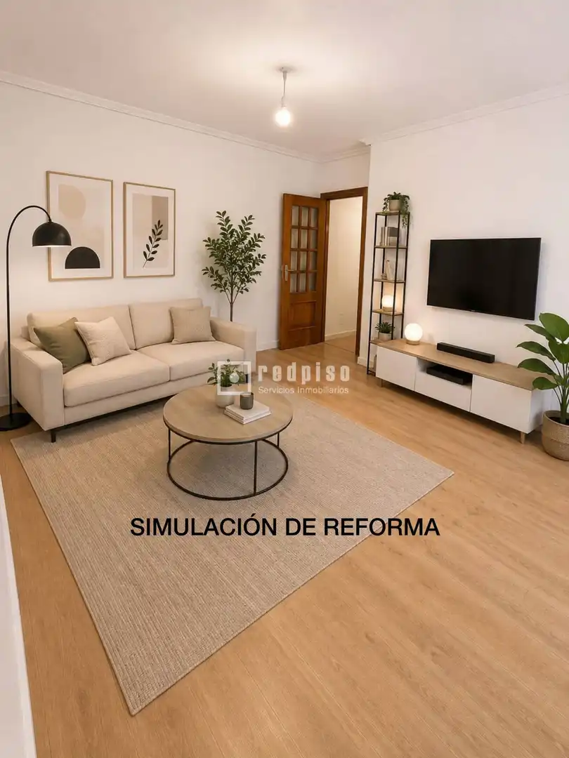 Sala de estar de Piso en venta en San Sebastián de los Reyes con Terraza y Amueblado