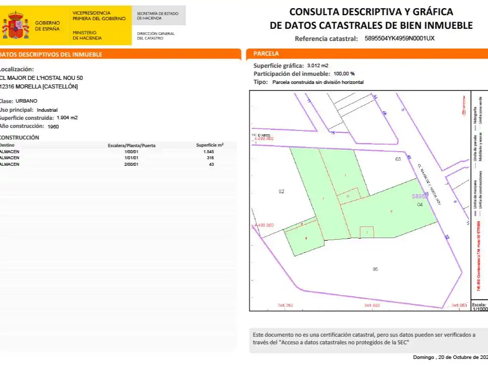 Industrial land for sale in Morella