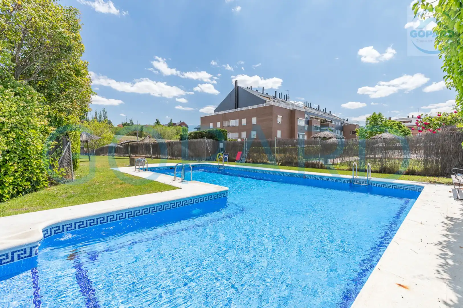 Swimming pool of Duplexes for rent in Majadahonda  with Air Conditioner, Heating and Private garden