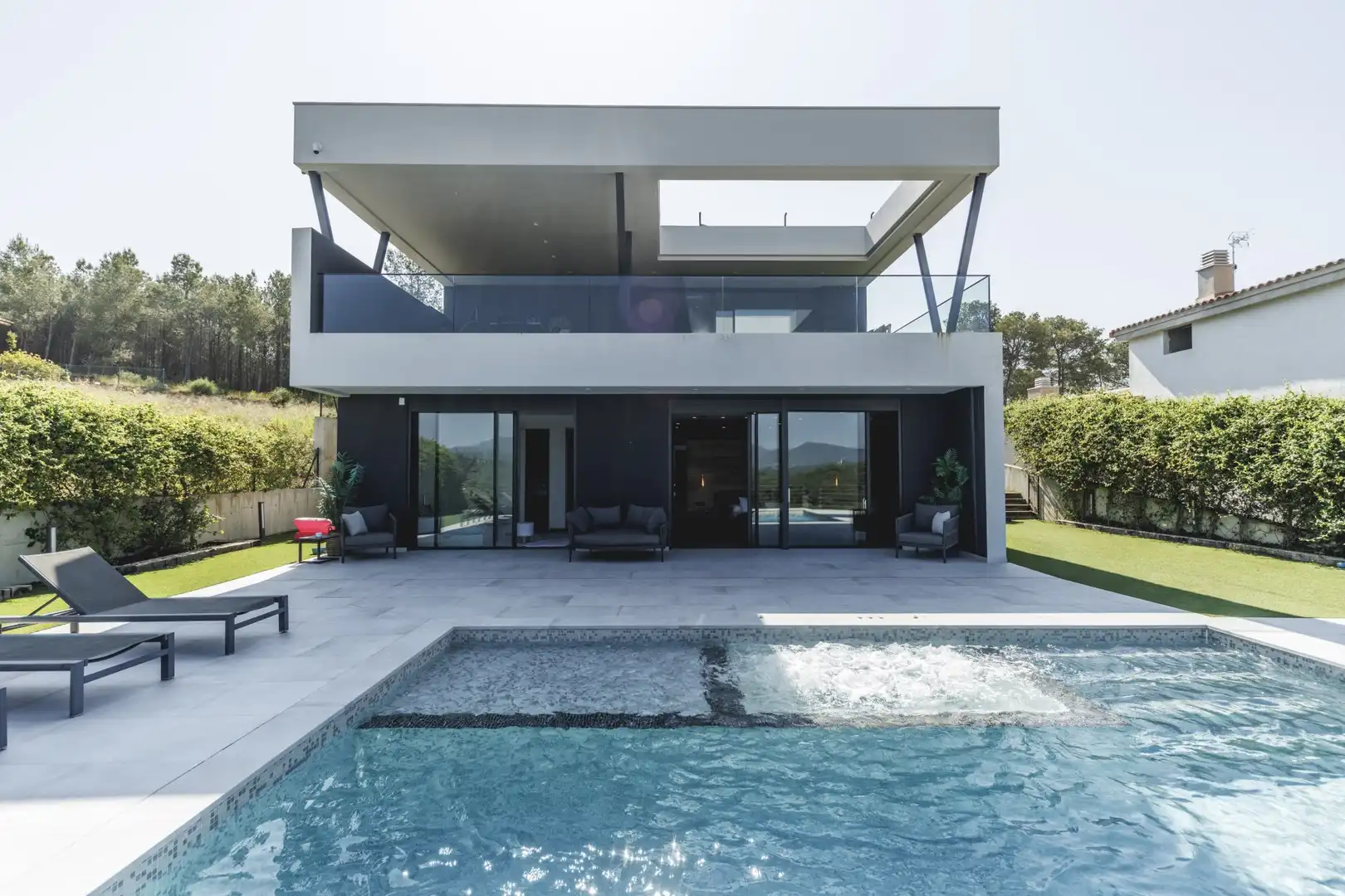 Exterior view of Houses for sale in Sant Julià de Ramis  with Air Conditioner, Heating and Terrace