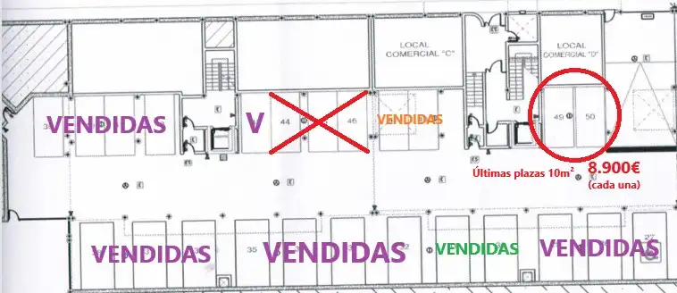 Garaje en venta en Las Palmas de Gran Canaria