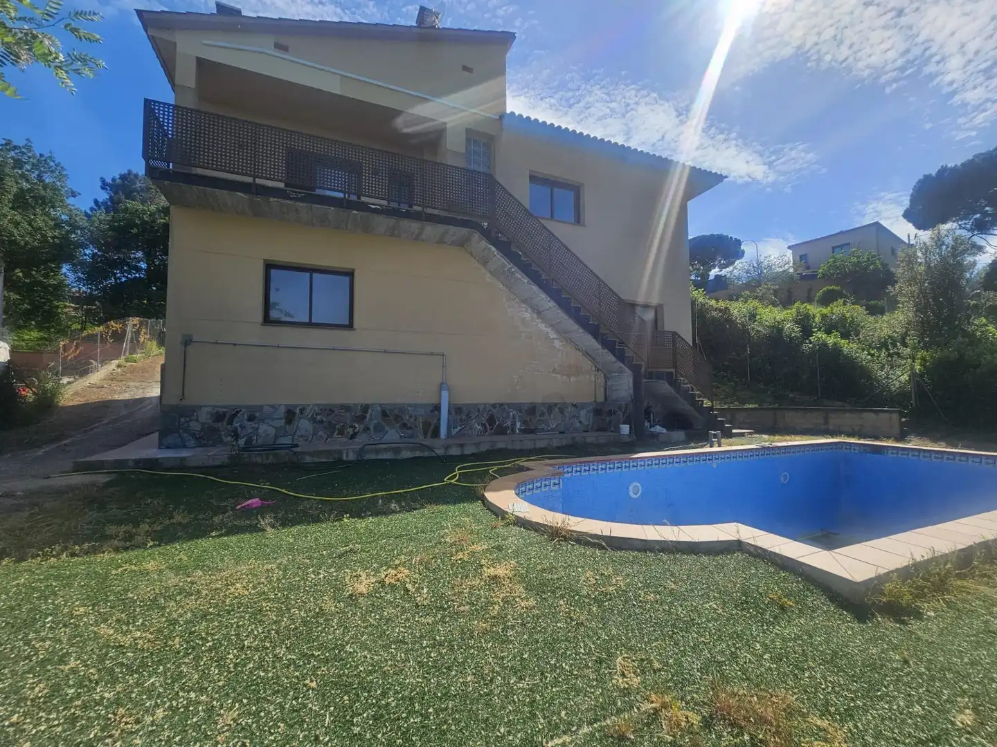 Piscina de Casa o xalet en venda en Fogars de la Selva amb Calefacció, Jardí privat i Terrassa