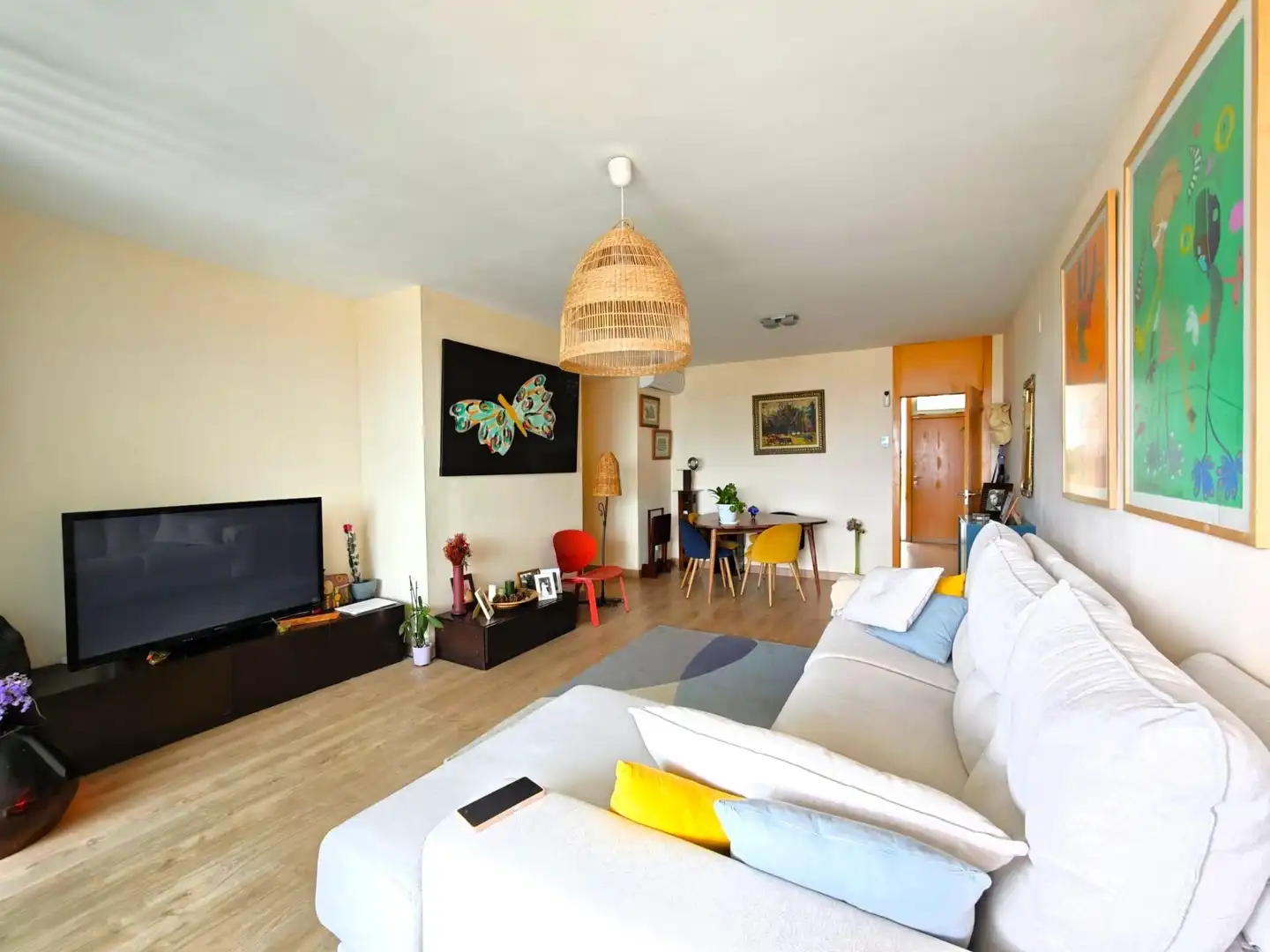 Living room of Detached homes for rent in Alicante / Alacant  with Air Conditioner, Heating and Private garden