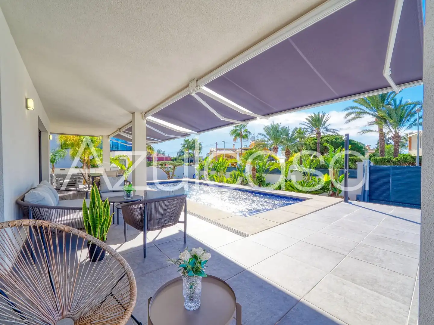 Terraza de Casa o chalet en venta en Sant Joan d'Alacant con Aire acondicionado, Terraza y Piscina