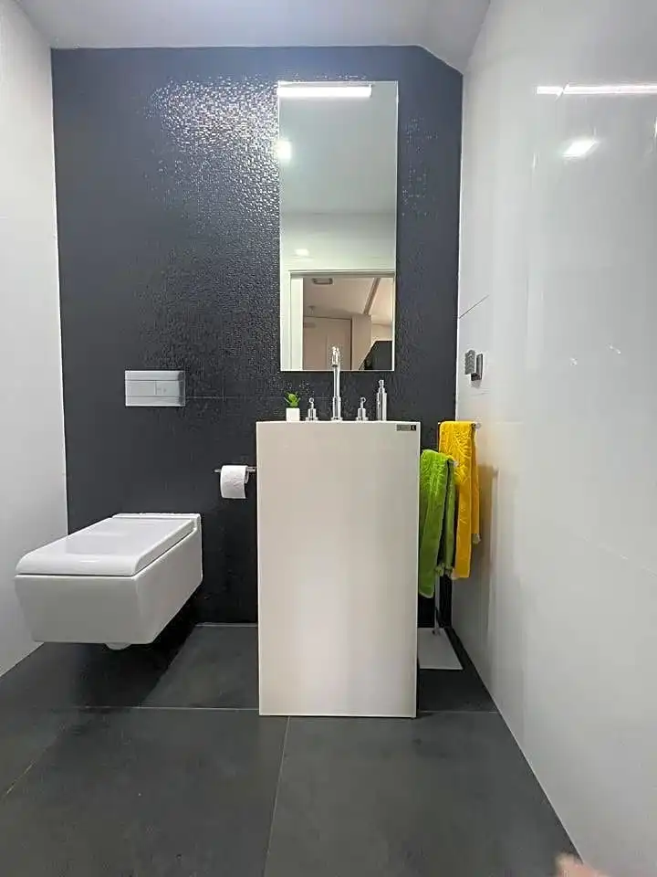 Bany de Dúplex per a compartir en Moncada amb Aire condicionat, Jardí privat i Terrassa