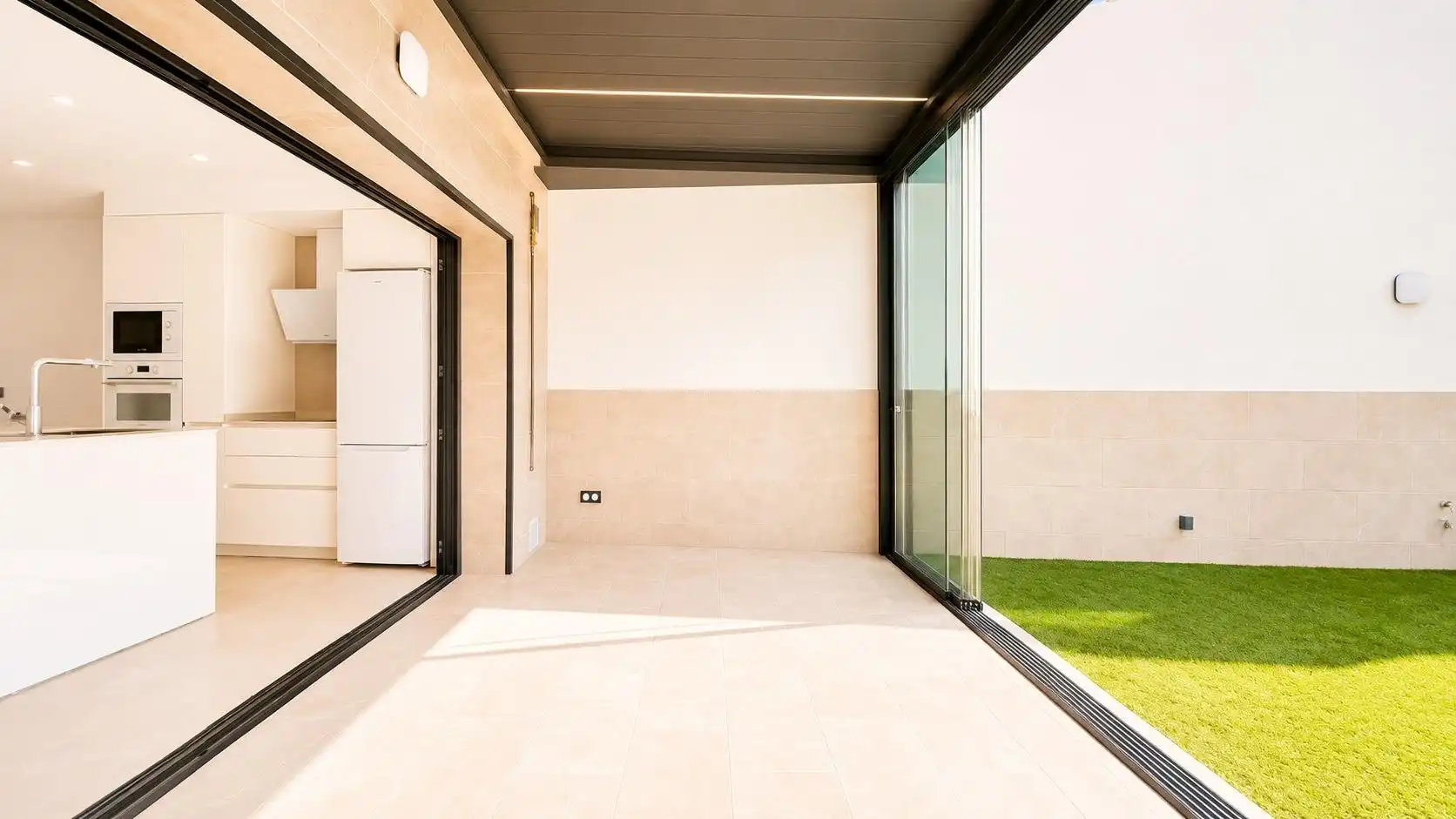Terraza de Casa adosada en venta en  Palma de Mallorca con Aire acondicionado, Calefacción y Jardín privado