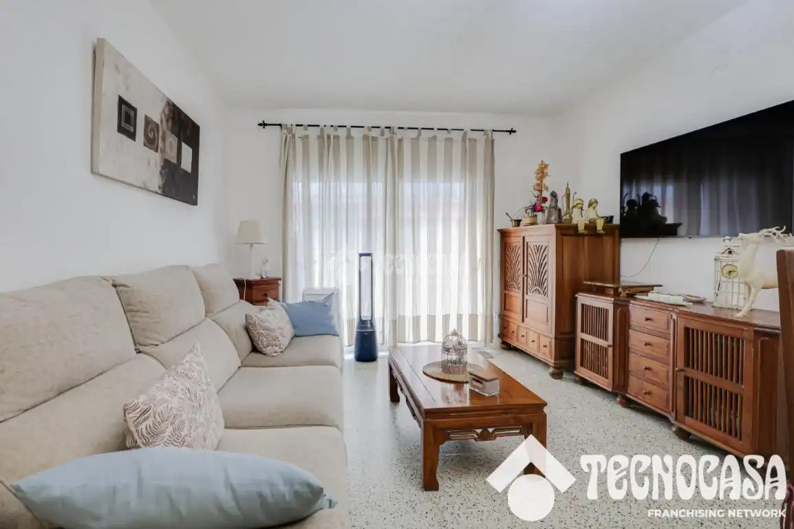 Sala d'estar de Pis en venda en Vilassar de Mar amb Calefacció i Parquet