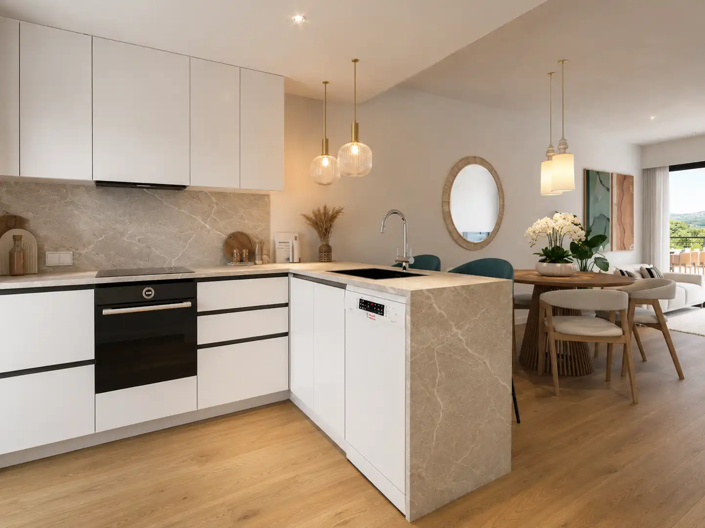 Cuina de Apartament en venda en L'Alfàs del Pi amb Aire condicionat, Calefacció i Terrassa