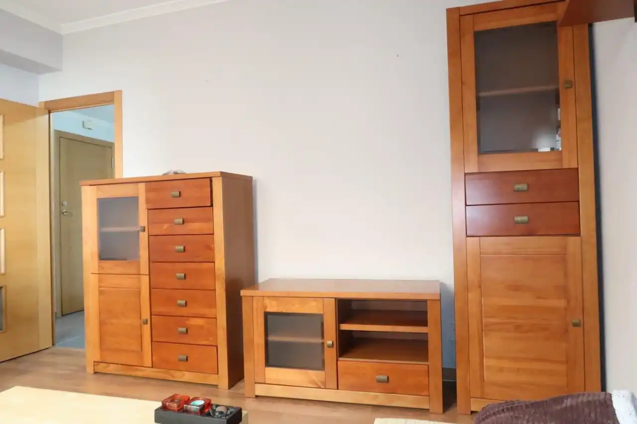 Bedroom of Flat for rent in A Coruña Capital   with Parquet flooring and Furnished