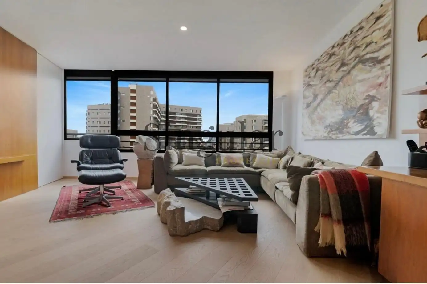 Sala de estar de Piso en venta en Sarrià - Sant Gervasi